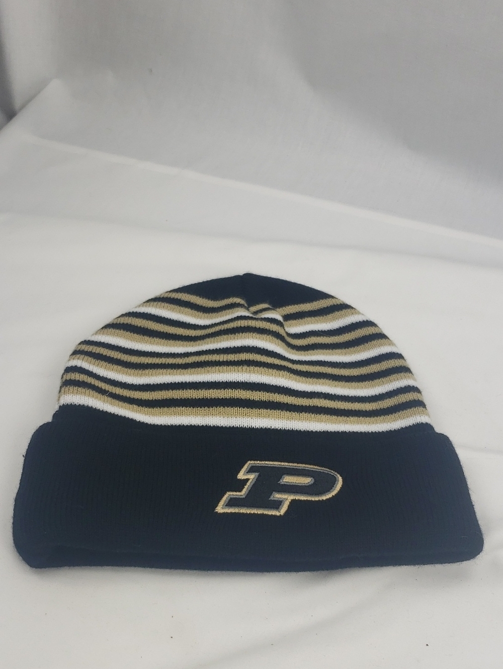 Captivating Headwear Men's Purdue University Beanie Hat Black